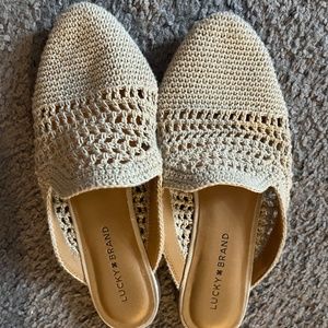Lucky Brand Knit Mules - Size 8.5